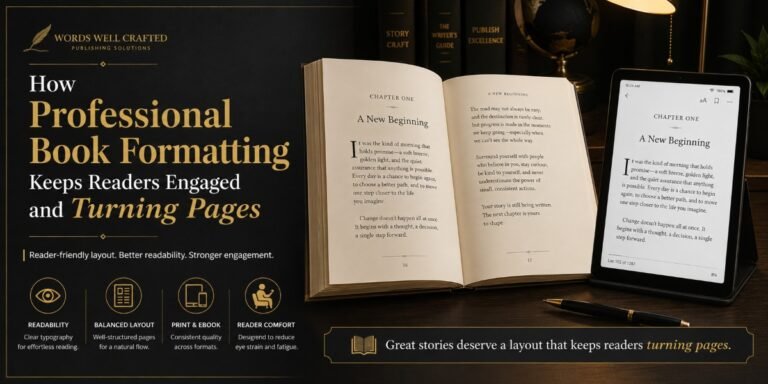How Professional Book Formatting Keeps Readers Engaged and Turning Pages