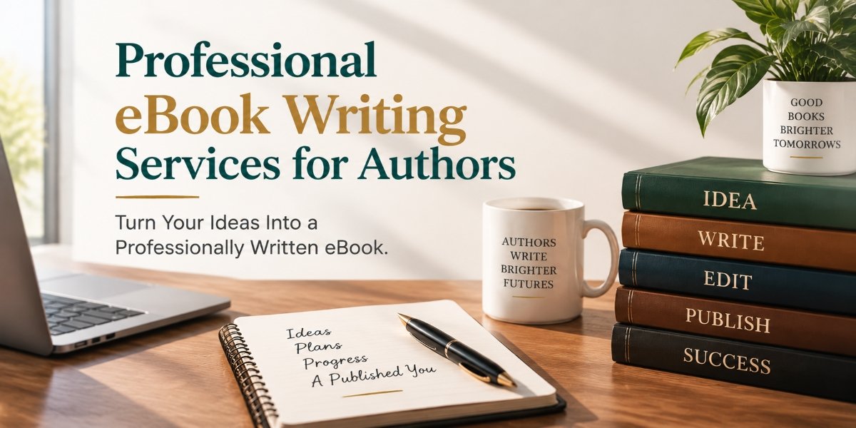 Professional eBook Writing Services for Authors: From Ideas to Published Digital Books