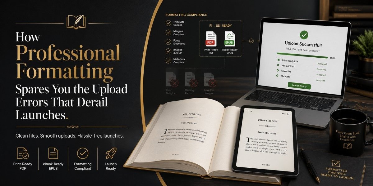 How Professional Book Formatting Prevents Launch Upload Errors